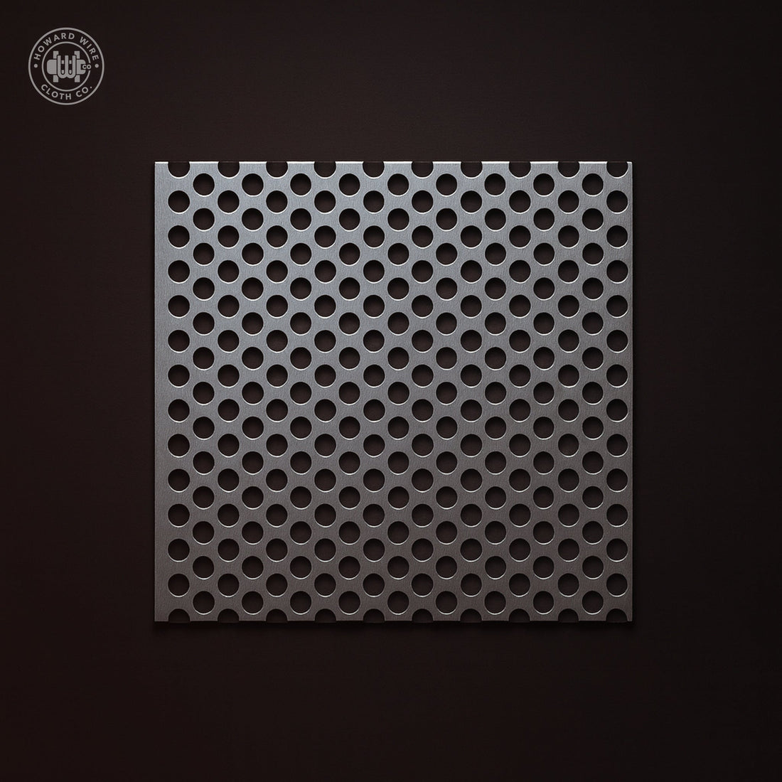 1/4" Hole on 3/8" Staggered - .125" Thick - Aluminum Perforated - Howard Wire Cloth Co.