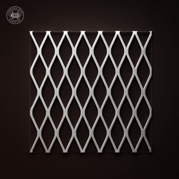 3/4" .125" - Aluminum Flattened Expanded Metal - 48" x 96" Sheet - Howard Wire Cloth Co.