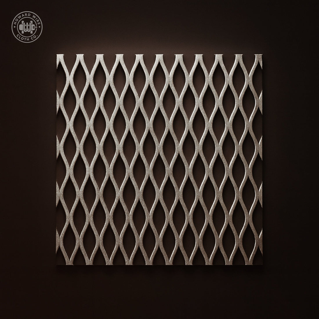 1/2" #18 - Stainless Steel Type 304 Flattened Expanded Metal - 48" x 96" Sheet - Howard Wire Cloth Co.