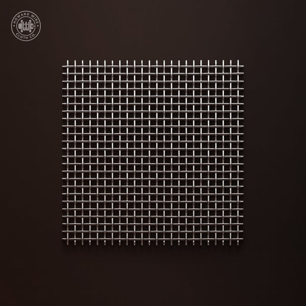 8 Mesh - .028" Wire Diameter - 304 Stainless Steel Woven Wire - 36" Wide - Howard Wire Cloth Co.