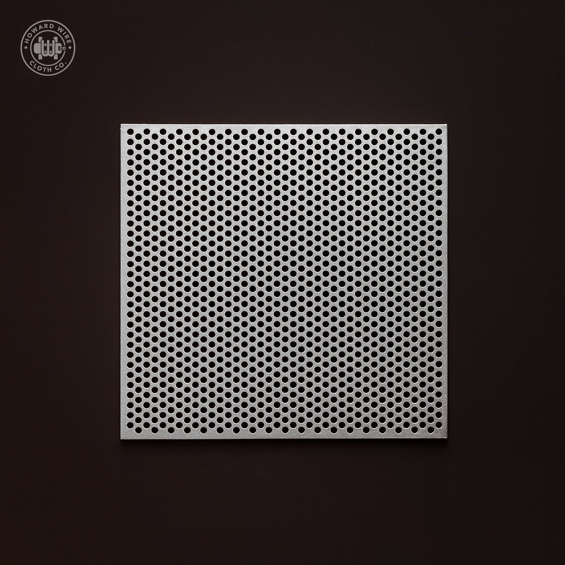 1/8" Hole on 3/16" Staggered - .050" Thick - Aluminum Perforated - 36" x 120" Sheet - Howard Wire Cloth Co.