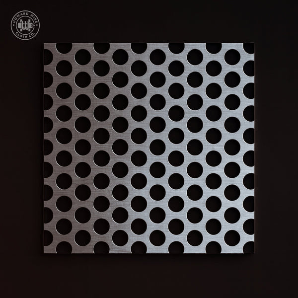 1/2" Hole on 11/16" Staggered - .060" Thick - Aluminum Perforated - Howard Wire Cloth Co.