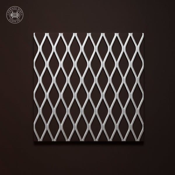 3/4" .081" - Aluminum Flattened Expanded Metal - Howard Wire Cloth Co.