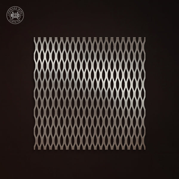 1/4" #18 - Stainless Steel Type 304 Flattened Expanded Metal - 48" x 96" Sheet - Howard Wire Cloth Co.