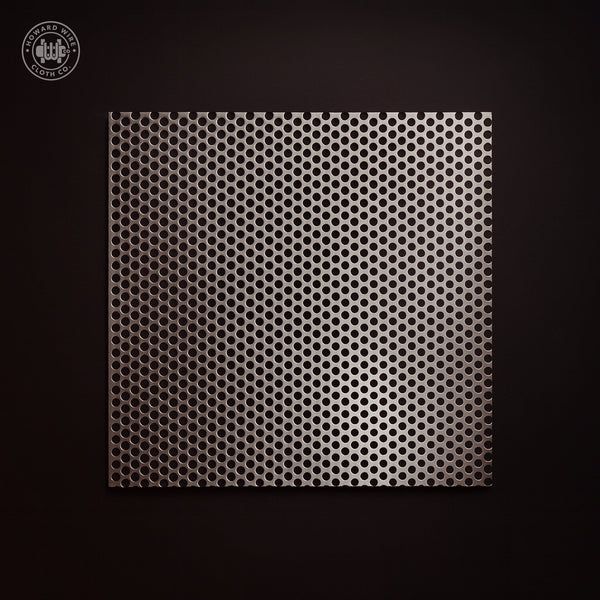 5/32" Hole on 3/16" Staggered - 20 Gauge - Stainless Steel Type 316 Perforated - 48" x 120" Sheet - Howard Wire Cloth Co.