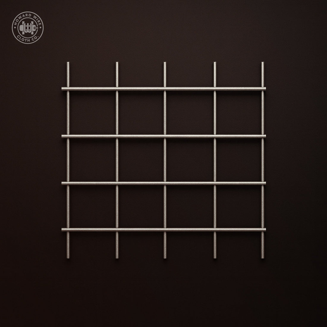 2" Mesh - .105" Wire Diameter - Stainless Steel Type 316 Welded Wire - Howard Wire Cloth Co.