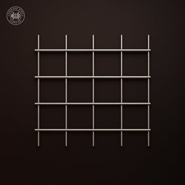 2" Mesh - .105" Wire Diameter - Stainless Steel Type 304 Welded Wire - Howard Wire Cloth Co.