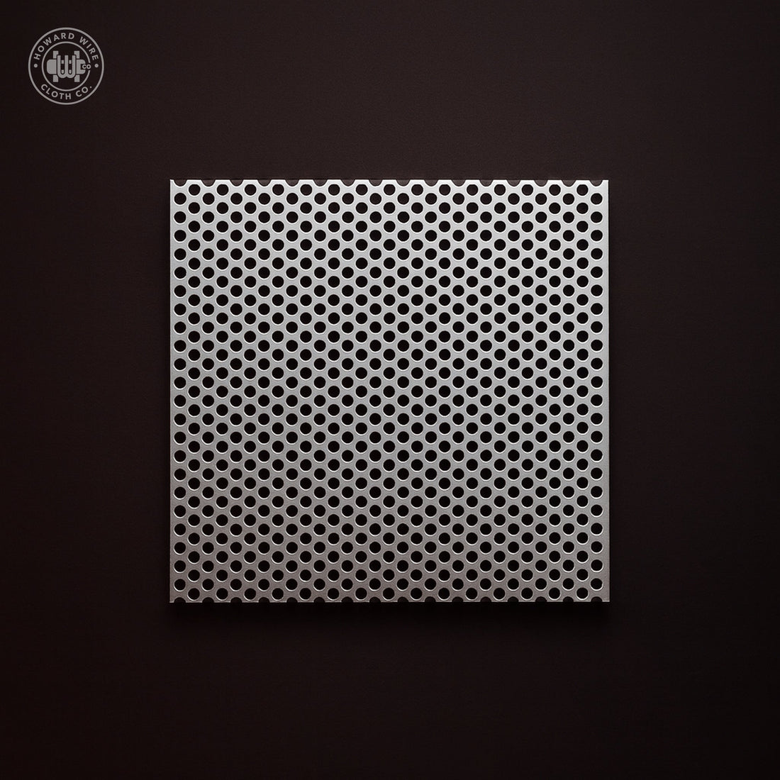3/16" Hole on 1/4" Staggered - 20 Gauge - Stainless Steel Type 304 Perforated - 36" x 120" Sheet - Howard Wire Cloth Co.