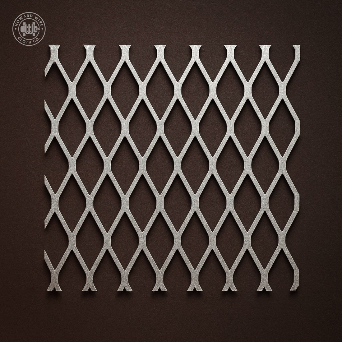 3/4" #9 - Galvanized After Flattened Expanded Metal - 48" x 96" Sheet - Howard Wire Cloth Co.