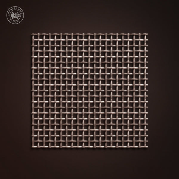 120 Mesh - .0026" Wire Diameter - 316 Stainless Steel Woven Wire - 48" Wide - Howard Wire Cloth Co.