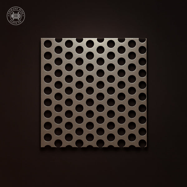 1/2" Hole on 11/16" Staggered - 11 Gauge - Plain Steel Perforated - Howard Wire Cloth Co.