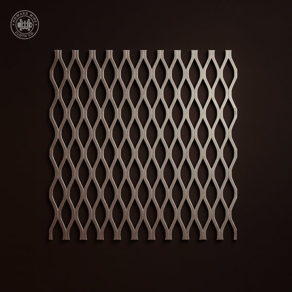 1/2" #13 - Plain Steel Flattened Expanded Metal - Howard Wire Cloth Co.