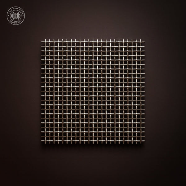 18 Mesh - .017" Wire Diameter - 304 Stainless Steel Woven Wire - 36" Wide - Howard Wire Cloth Co.