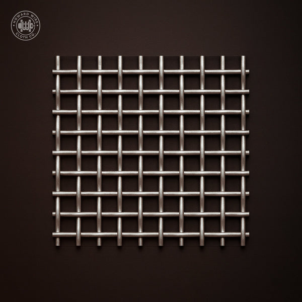 6 x 2 Mesh - .047" Wire Diameter - 304 Stainless Steel Woven Wire - 36" Wide - Howard Wire Cloth Co.