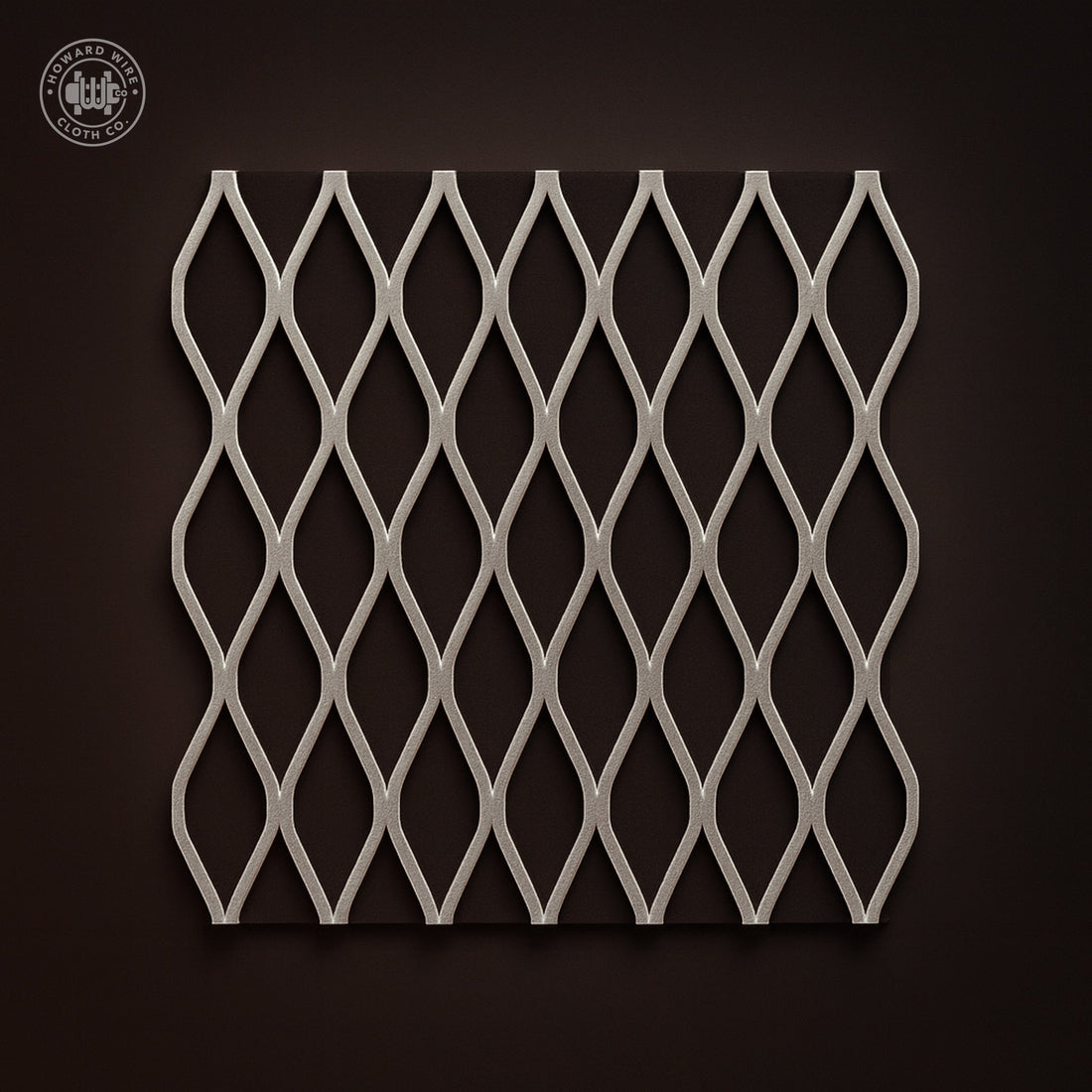 3/4" #13 - Plain Steel Flattened Expanded Metal - 48" x 96" Sheet - Howard Wire Cloth Co.