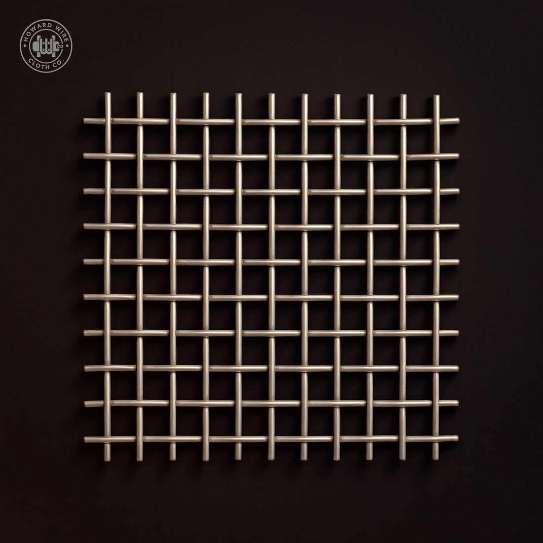 2 Mesh - .105" Wire Diameter - 316 Stainless Steel Woven Wire - 48" Wide - Howard Wire Cloth Co.