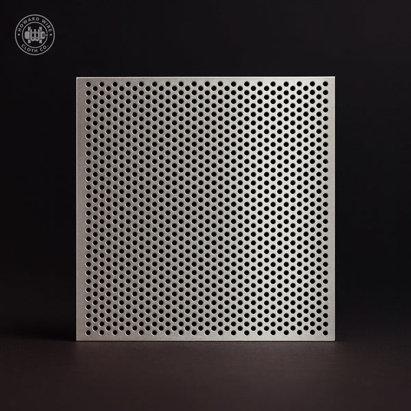 1/32" Hole on 1/16" Staggered - 26 Gauge - Stainless Steel Type 304 Perforated - 36" x 120" Sheet - Howard Wire Cloth Co.