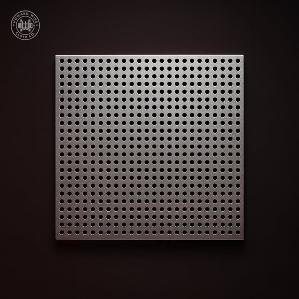 3/64" Hole on 3/32" Staggered - 24 Gauge - Stainless Steel Type 304 Perforated - 36" x 120" Sheet - Howard Wire Cloth Co.