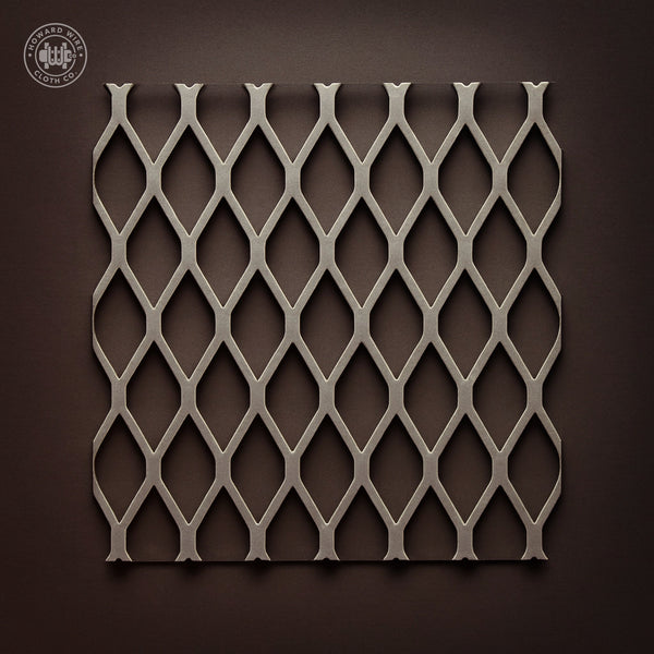 1-1/2" #16 - Plain Steel Flattened Expanded Metal - 48" x 96" Sheet - Howard Wire Cloth Co.