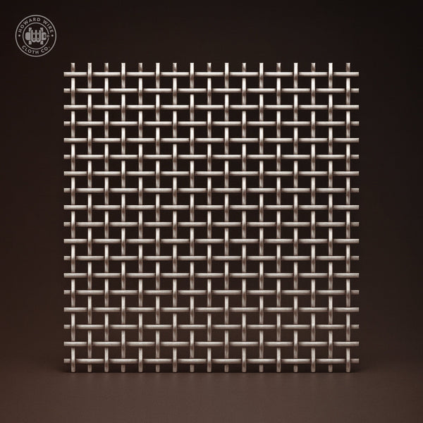 24 Mesh - .014" Wire Diameter - 304 Stainless Steel Woven Wire - Howard Wire Cloth Co.