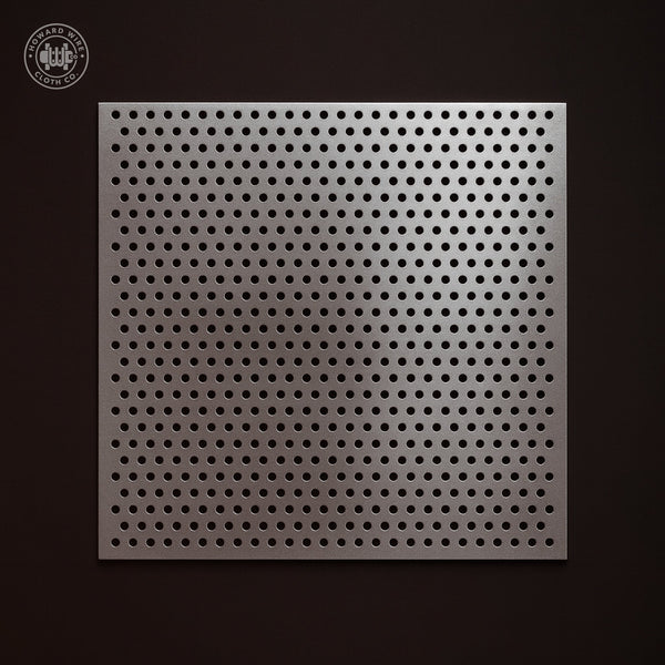 1/16" Hole on 1/8" Staggered - 18 Gauge - Stainless Steel Type 304 Perforated - Howard Wire Cloth Co.