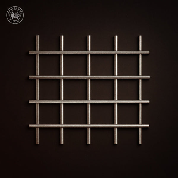 1-1/2" Mesh - .120" Wire Diameter - Stainless Steel Type 316 Welded Wire - Howard Wire Cloth Co.