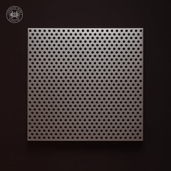 1/16" Hole on 1/8" Staggered - 24 Gauge - Stainless Steel Type 304 Perforated - Howard Wire Cloth Co.