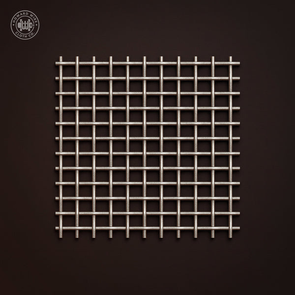 4 Mesh - .035" Wire Diameter - 304 Stainless Steel Woven Wire - 48" Wide - Howard Wire Cloth Co.