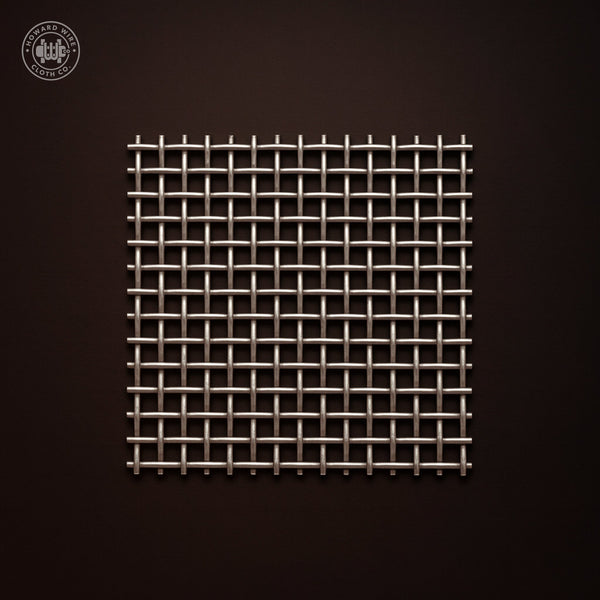 4 Mesh - .063" Wire Diameter - 304 Stainless Steel Woven Wire - 36" Wide - Howard Wire Cloth Co.