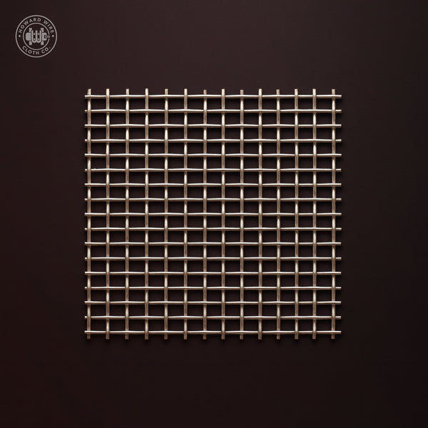 4 Mesh - .080" Wire Diameter - 316 Stainless Steel Woven Wire - 48" Wide - Howard Wire Cloth Co.
