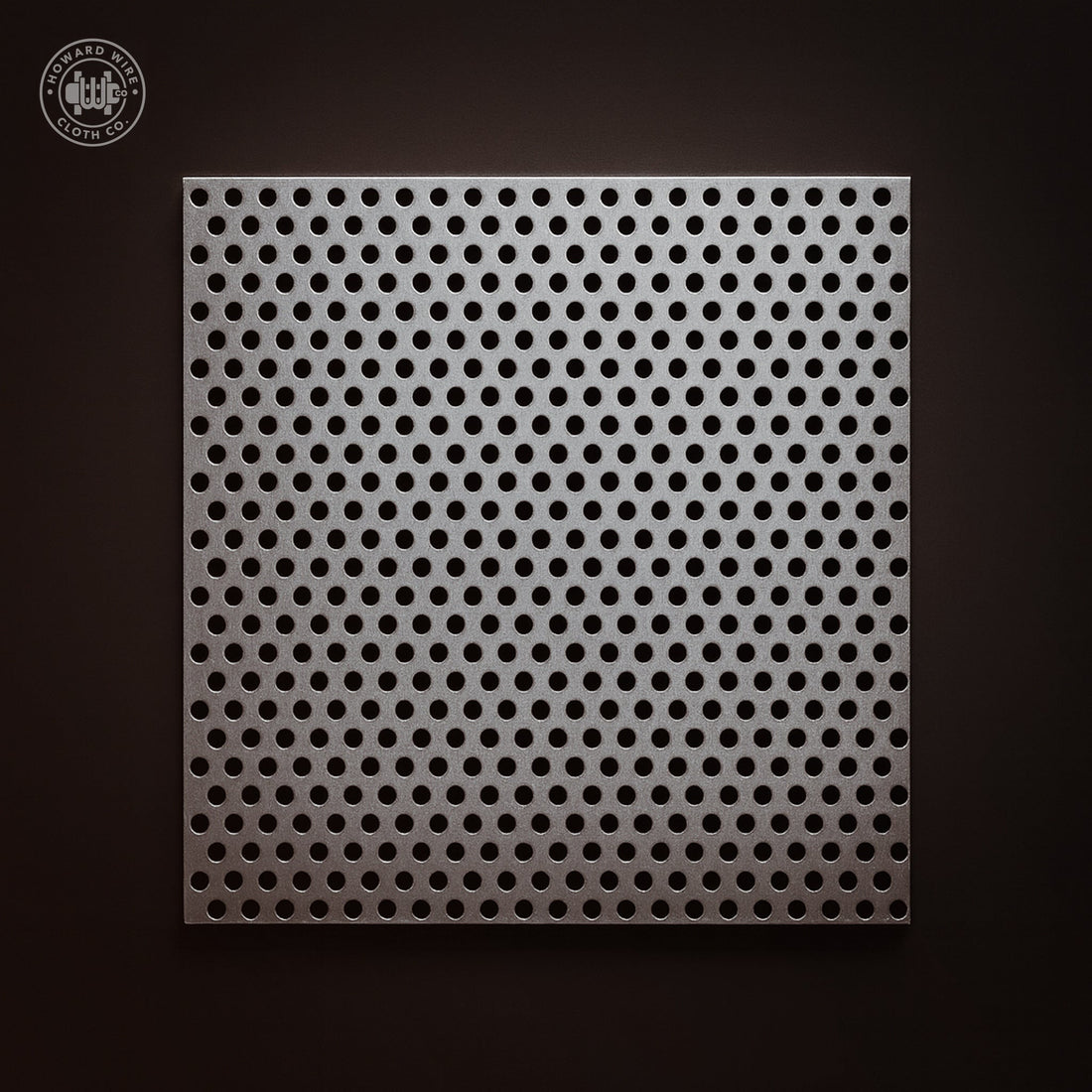 5/64" Hole on 1/8" Staggered - 20 Gauge - Stainless Steel Type 304 Perforated - 48" x 120" Sheet - Howard Wire Cloth Co.