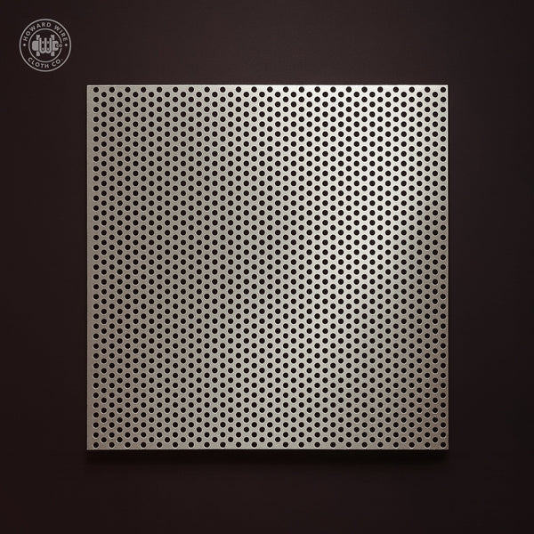 3/32" Hole on 5/32" Staggered - 20 Gauge - Stainless Steel Type 304 Perforated - 36" x 120" Sheet - Howard Wire Cloth Co.