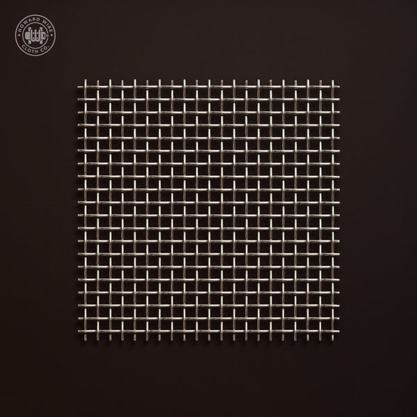 6 Mesh - .035" Wire Diameter - 304 Stainless Steel Woven Wire - 36" Wide - Howard Wire Cloth Co.