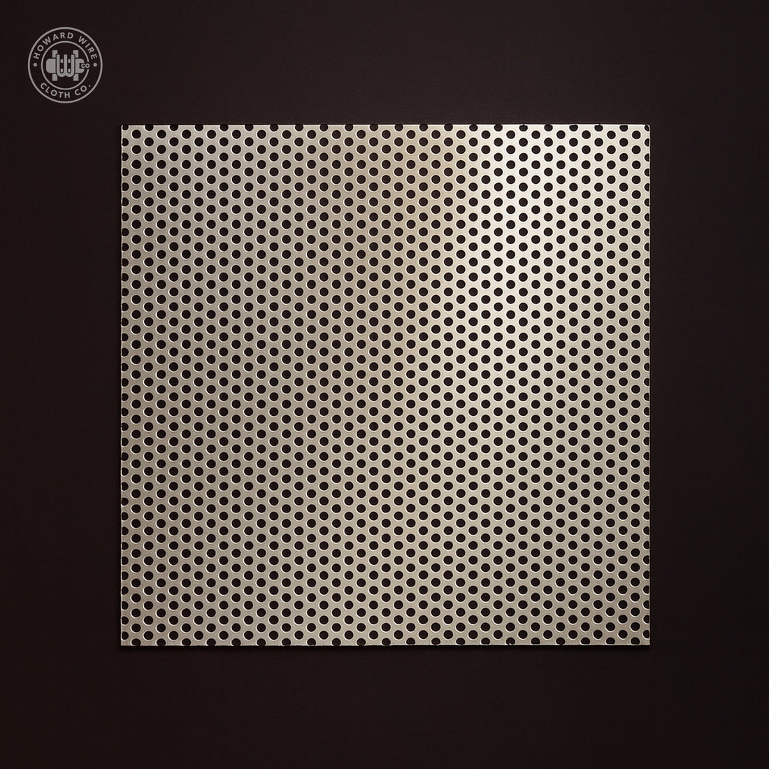 1/8" Hole on 3/16" Staggered - 14 Gauge - Stainless Steel Type 304 Perforated - Howard Wire Cloth Co.