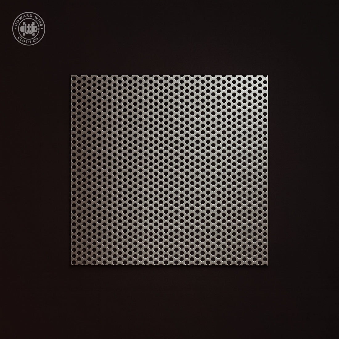 1/8" Hole on 3/16" Staggered - 16 Gauge - Stainless Steel Type 304 Perforated - Howard Wire Cloth Co.