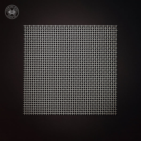 8 Mesh - .025" Wire Diameter - 316 Stainless Steel Woven Wire - 48" Wide - Howard Wire Cloth Co.