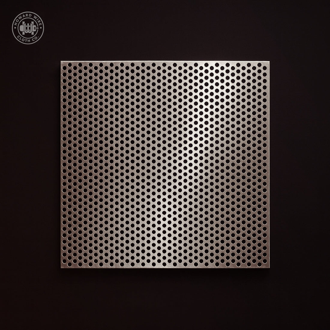 1/8" Hole on 7/32" Staggered - 18 Gauge - Stainless Steel Type 304 Perforated - Howard Wire Cloth Co.