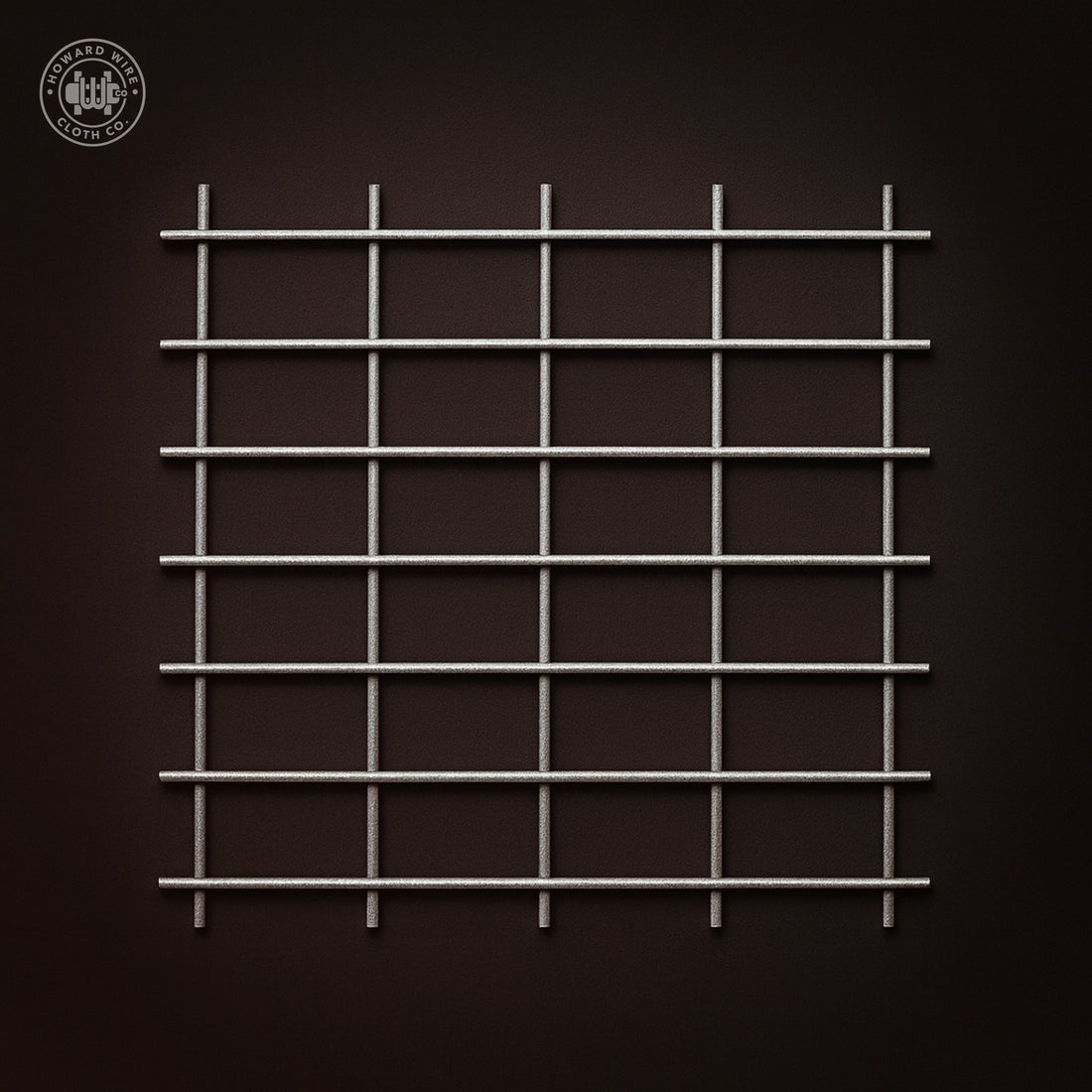 2" x 2" Mesh - .135" Wire Diameter - Galvanized After Welded - 60" x 120" Sheet - Howard Wire Cloth Co.