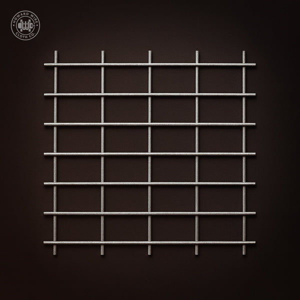 2" x 2" Mesh - .135" Wire Diameter - Galvanized After Welded - 60" x 120" Sheet - Howard Wire Cloth Co.