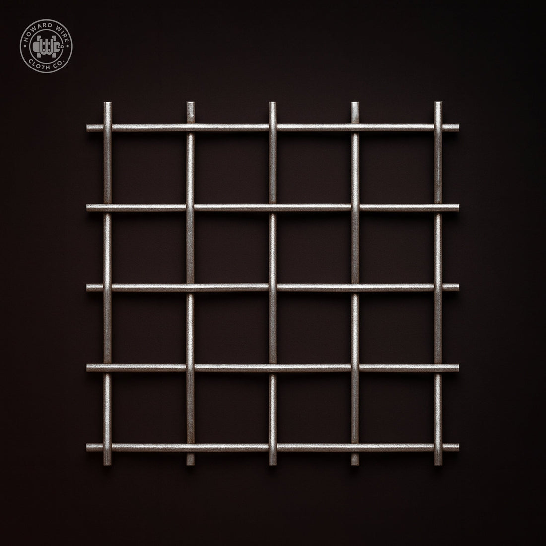 304 Stainless Steel · Woven Wire Mesh · 1-1/2" · .120" Wire · KU1-1/2"V120N - NAVY - Howard Wire Cloth Co.