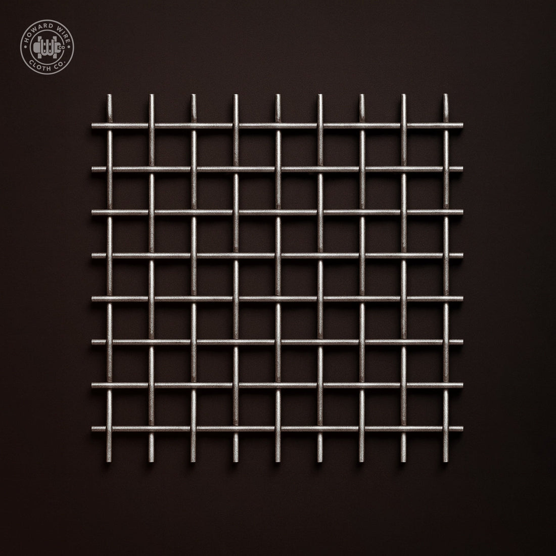 1-1/2" Mesh - .135" Wire Diameter - 304 Stainless Steel Crimped Woven Wire - 48" Wide - Howard Wire Cloth Co.