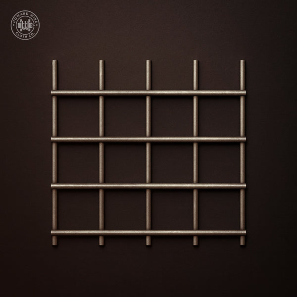 2" x 2" Mesh - .250" Wire Diameter - Plain Steel Welded Wire - 48" x 120" Sheet - Howard Wire Cloth Co.