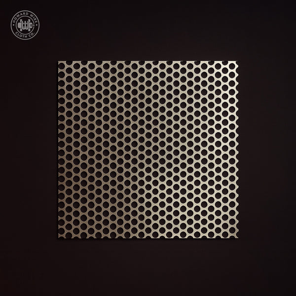 1/4" Hole on 5/16" Staggered - 16 Gauge - Stainless Steel Type 304 Perforated - 48" x 120" Sheet - Howard Wire Cloth Co.