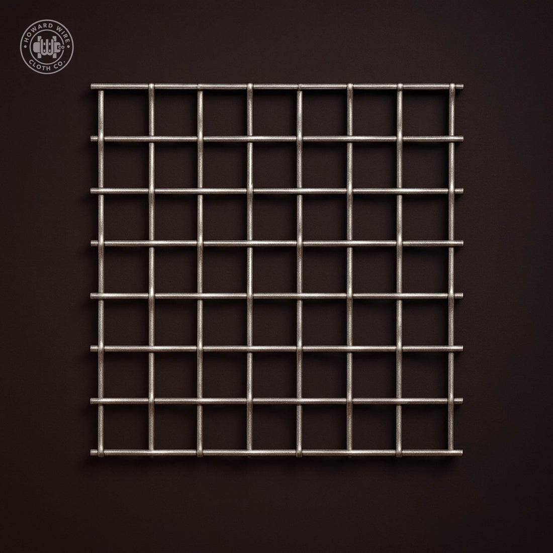 2-1/2" Mesh - .072" Wire Diameter - 316 Stainless Steel Woven Wire - 48" Wide - Howard Wire Cloth Co.