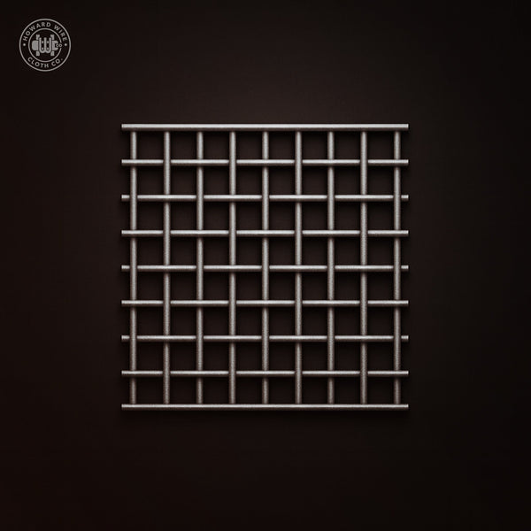 2 Mesh - .080" Wire Diameter - Galvanized Woven Wire - 36" Wide - Howard Wire Cloth Co.