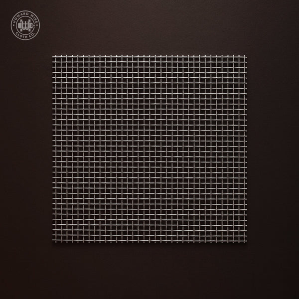 Plain Steel · Woven Wire Mesh · 10 Mesh · EU10-010-16" BLACK - Howard Wire Cloth Co.