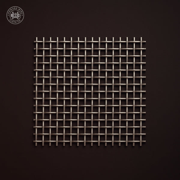 3 Mesh - .063" Wire Diameter - Plain Steel Woven Wire - 48" Wide - Howard Wire Cloth Co.