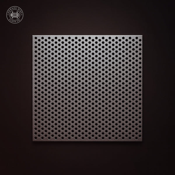 1/8" Hole on 3/16" Staggered - 20 Gauge - Galvanized Before Perforated - Howard Wire Cloth Co.