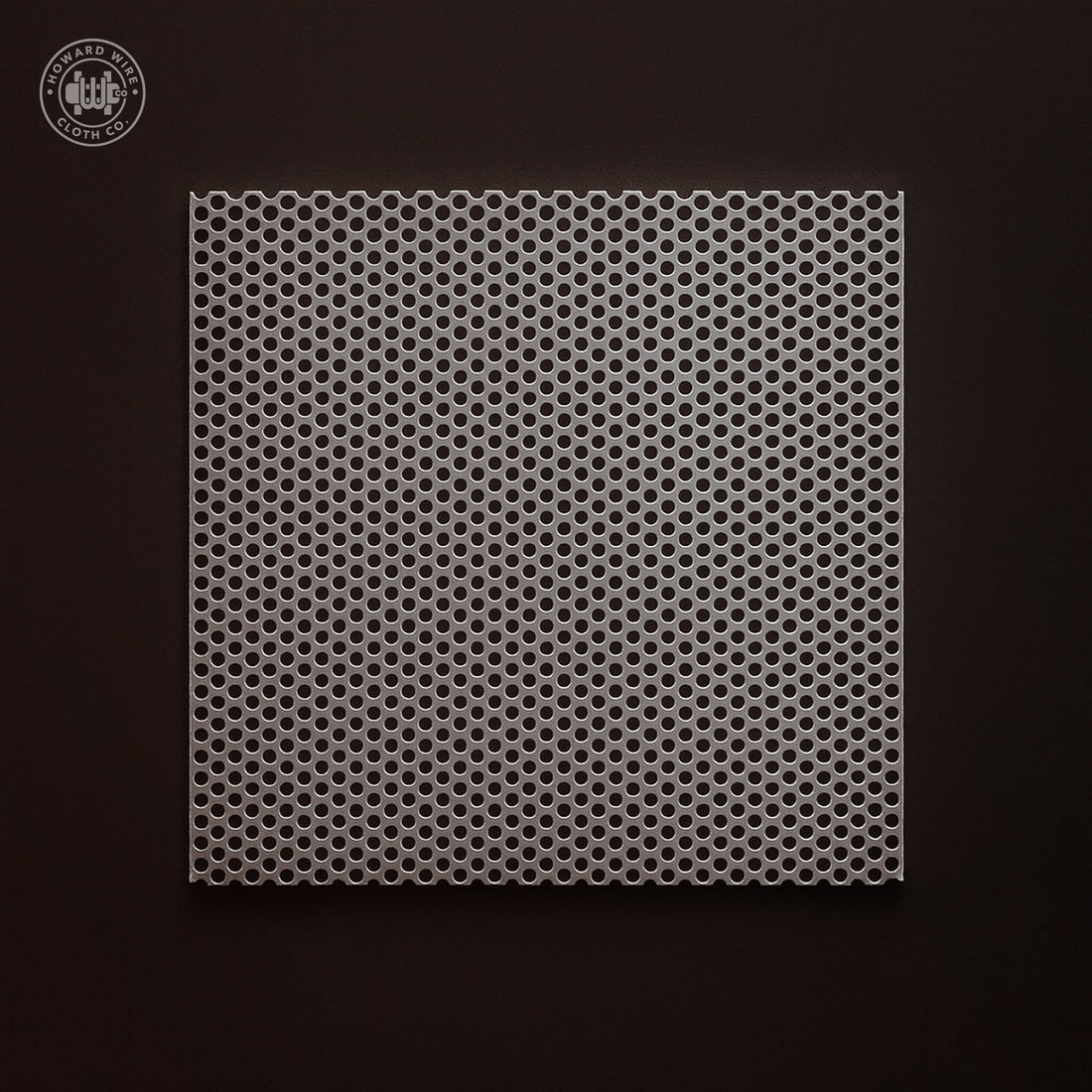 5/32" Hole on 3/16" Staggered - 22 Gauge - Galvanized Before Perforated - 48" x 120" Sheet - Howard Wire Cloth Co.