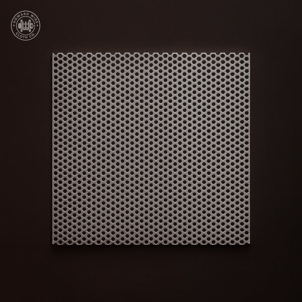 5/32" Hole on 3/16" Staggered - 22 Gauge - Galvanized Before Perforated - 48" x 120" Sheet - Howard Wire Cloth Co.